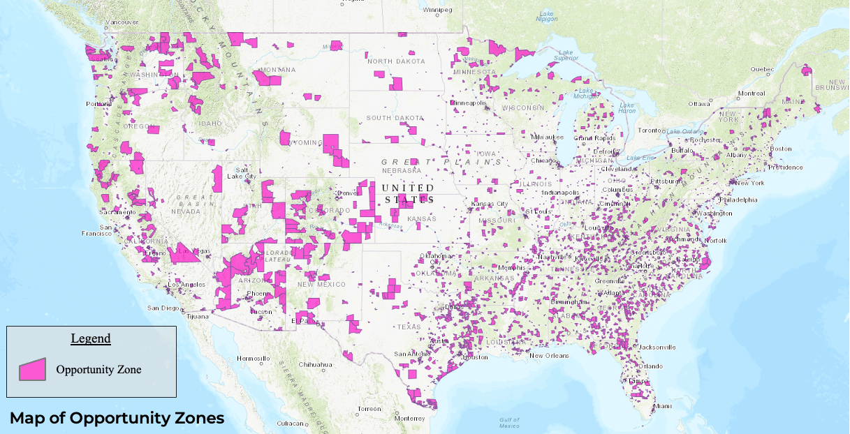 U.S. Opportunity Zone locations