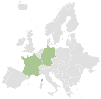 United States farmland area compared to Europe